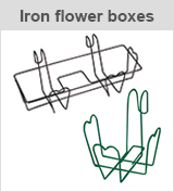iron flower boxes